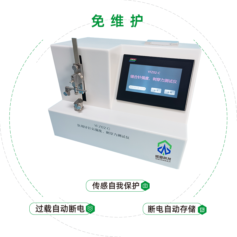 缝合针针尖强度、刺穿力测试仪刺穿力应符合什么规定